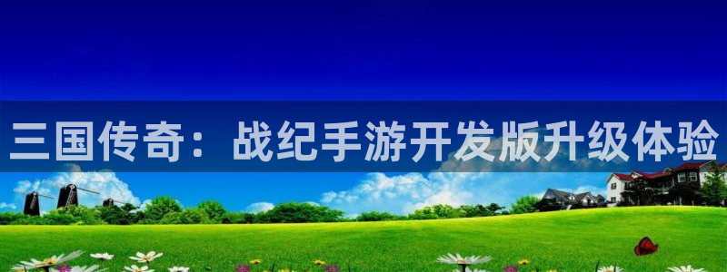 买三牛：三国传奇：战纪手游开发版升级体验