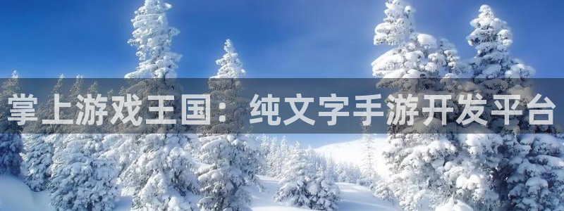 三牛娱乐测速系统app：掌上游戏王国：纯文字手游开发平台